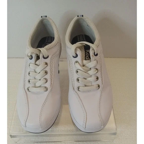 Keds Women's White Size 5 Leather Sneakers Tennis Shoes Comfort Walking - Picture 7 of 8